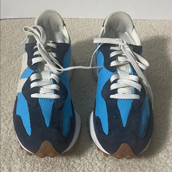 Men’s Size 9/ Women’s Size 10. New Balance 327 Blue Lifestyle Sneakers - Picture 2 of 5